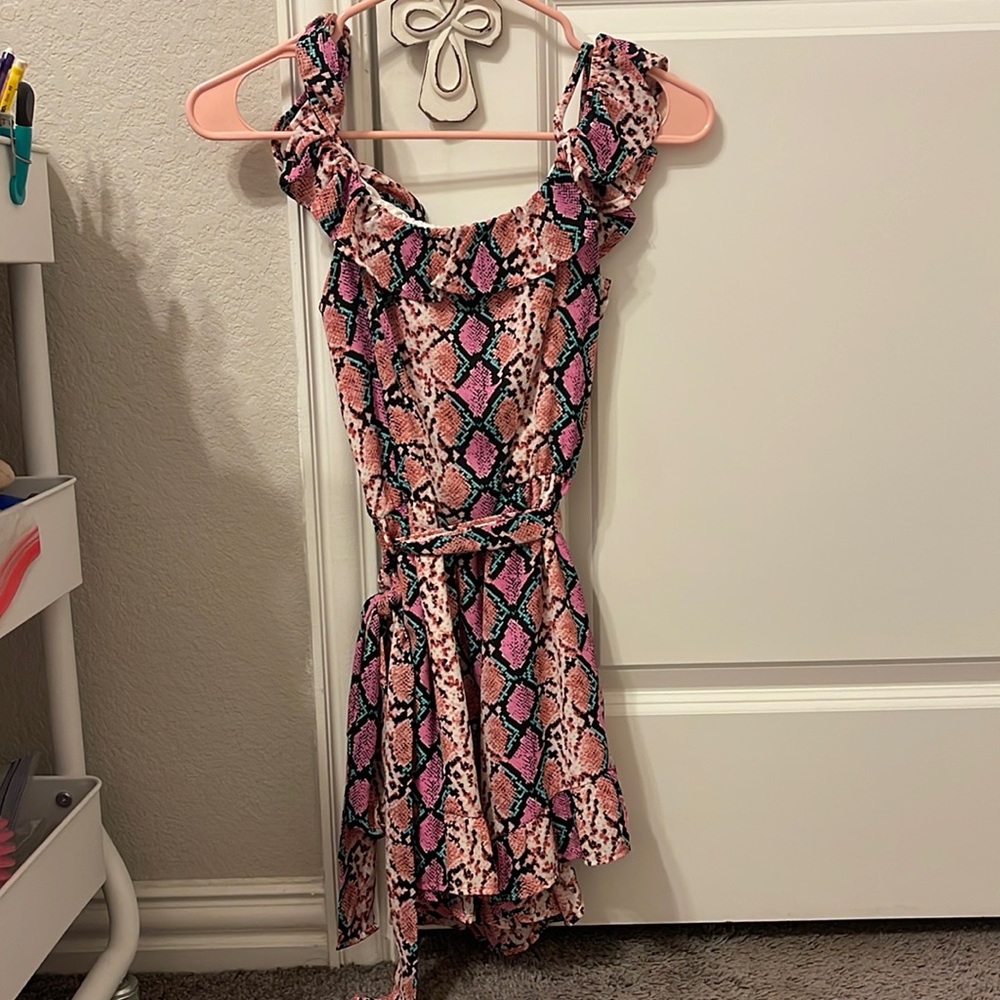 Snake skin romper